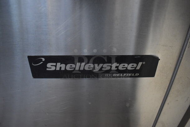 Delfield Shelleysteel Stainless Steel Commercial Refrigerated Buffet Station w/ Sneeze Guard on Commercial Casters. 115 Volts, 1 Phase. 60x30x60. Tested and Working! - Image 7 of 7