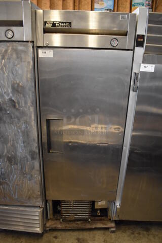 True T-23F Stainless Steel Commercial Single Door Reach In Freezer. 115 Volts, 1 Phase. 27x30x81. Tested and Does Not Power On