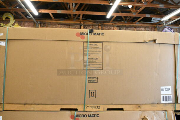 BRAND NEW IN CRATE! Micro Matic BB95 Stainless Steel Commercial 3 Door Back Bar Cooler. 115 Volts, 1 Phase. - Image 2 of 4