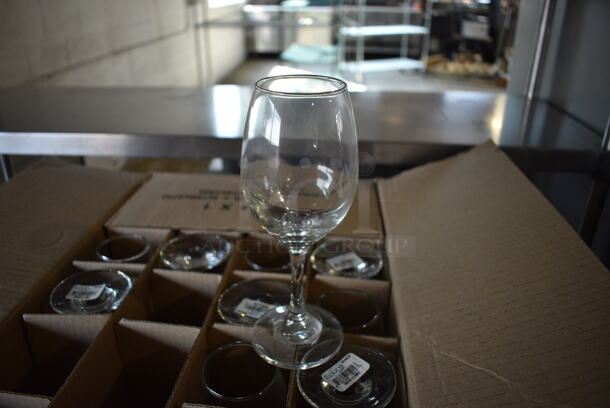 18 BRAND NEW IN BOX! Epure Wine Glasses. 3x3x8. 18 Times Your Bid!