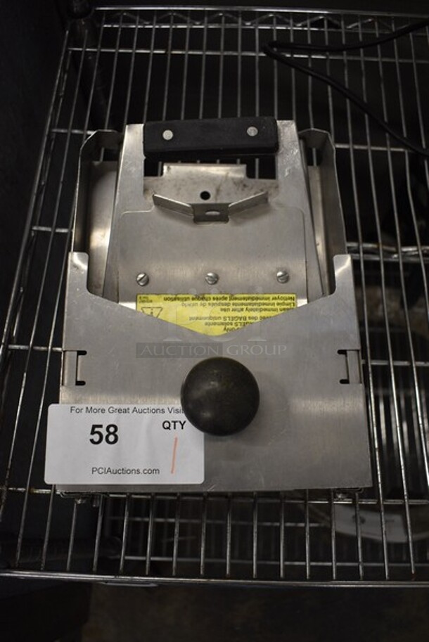 Stainless Steel Bagel Slicer. 8x12x5.5. - Image 3 of 4