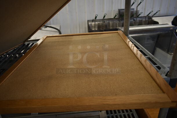 2 Wooden Framed Bulletin Boards. 2 Times Your Bid! - Image 2 of 3