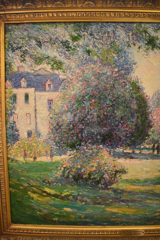 Framed Canvas Painting Reproduction of Le Parc Monceau by Claude Monet From Art Dealer Ed Mero! - Image 6 of 9