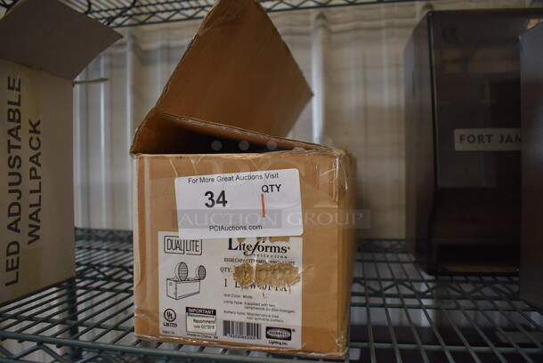 IN ORIGINAL BOX! DualLite Liteforms Metal Emergency Light. 14x5.5x5.5 - Image 3 of 7