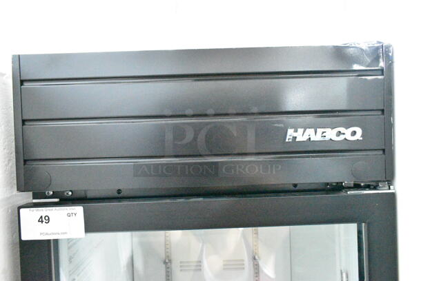 2019 Habco SE18 Metal Commercial Single Door Reach In Cooler Merchandiser w/ Poly Coated Racks. 115 Volts, 1 Phase. Tested and Working! - Image 2 of 6