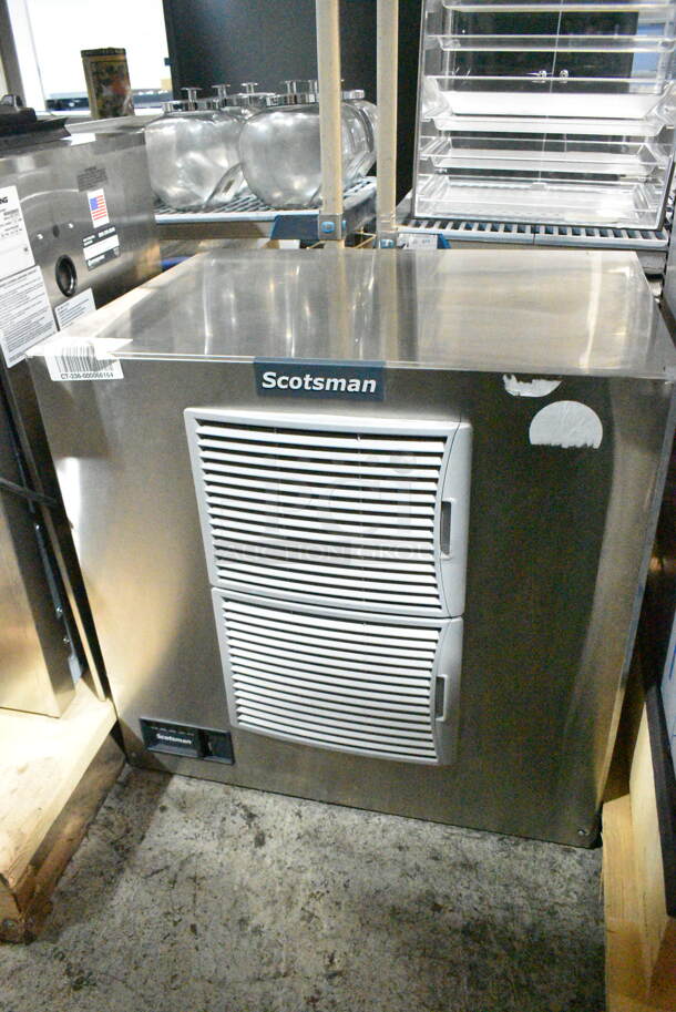 BRAND NEW SCRATCH AND DENT! 2023 Scotsman MC1030MA-32A Stainless Steel Commercial Ice Machine Head. 208/230 Volts, 1 Phase. Goes GREAT w/ Lots 165 and 173! - Image 2 of 6