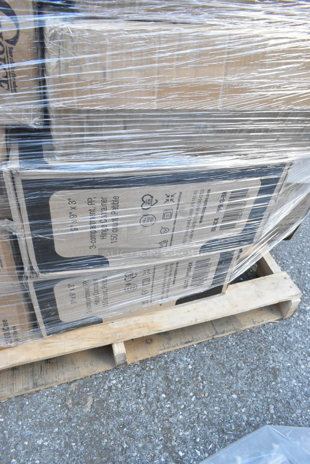 26 BRAND NEW! Items Including 760VP64 Carnival King 64 oz. Popcorn Bucket - 360/Case, 795PTOKFT2 Choice Kraft Microwavable Folded Paper #2 Take-Out Container 7 3/4" x 5 1/2" x 1 7/8" - 200/Case, 127CH16S Choice 16 oz. Clear RPET Shallow Hinged Deli Container - 200/Case, 245CB12PLN Choice 12" x 12" x 2" Kraft Customizable Corrugated Plain Pizza Box - 50/Case, 128HD12COMBO Choice Heavy Duty 12 oz. Microwavable Translucent Plastic Deli Container and Lid Combo Pack - 240/Case, 795PTOBK3 Choice 7 3/4" x 5 1/2" x 2 1/2" Black Microwavable Folded Paper #3 Take-Out Container - 200/Case. 26 Times Your Bid!  - Image 7 of 12