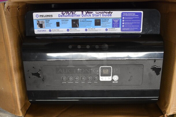IN ORIGINAL BOX! Pelonis PAD50P1ABL Metal 50 Pint Dehumidifier. 16x12x26 - Image 2 of 6