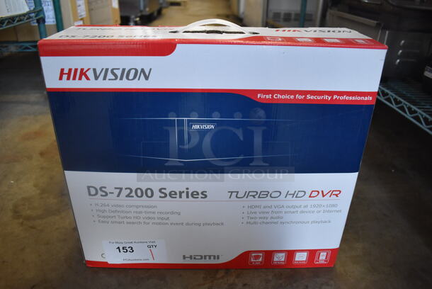 BRAND NEW IN BOX! Hikvision DS-7200 Series Turbo HD DVR