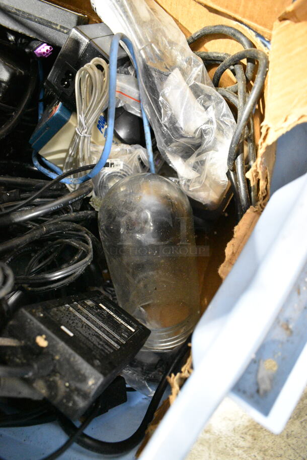 ALL ONE MONEY! Box of Various Wires and Credit Card Readers - Image 5 of 8