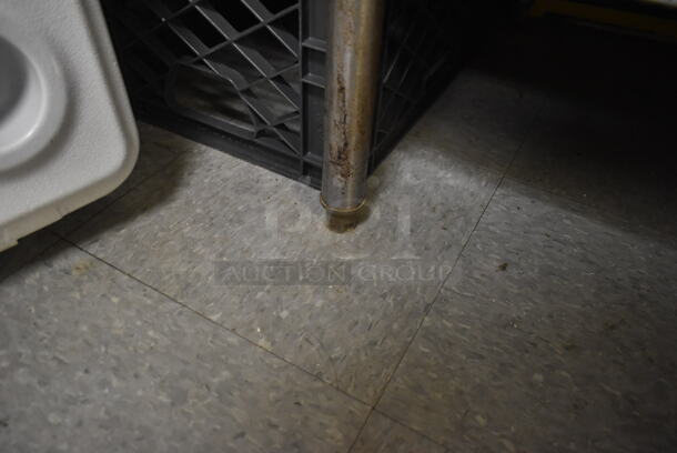 Stainless Steel Commercial Table w/ Faucet, Handles, Back Splash, Drawer and Under Shelf. Does Not Include Contents. BUYER MUST REMOVE. (dish room) - Image 5 of 6