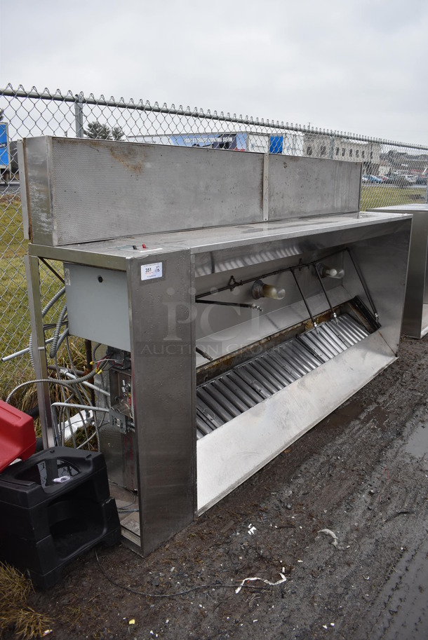 10' CaptiveAire SELF CONTAINED Stainless Steel Commercial Grease Hood w/ Filters and Make Up Air Vent. 120x24x49 - Image 8 of 8