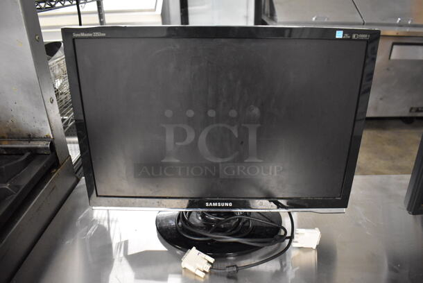 Samsung 2253BW 22" Color Display Monitor w/ Power Cord and HD Cord - Image 1 of 6