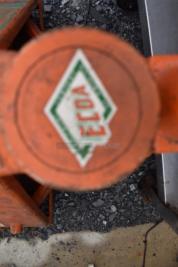 Elda PAL5-2748 Orange Metal Commercial Pallet Jack. 62x27x50 - Image 4 of 6