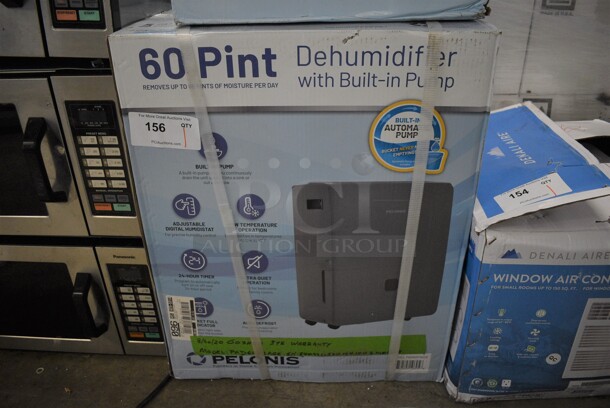 BRAND NEW IN BOX! Pelonis PAD60P1AGR Metal 60 Pint Dehumidifier - Image 2 of 5