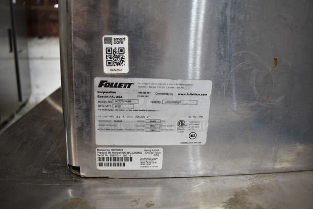 Follett HCC700WBT Horizon Stainless Steel Commercial Ice Head on Follett 425-30 Commercial Ice Bin. 208-230 Volts, 1 Phase.  - Image 7 of 7