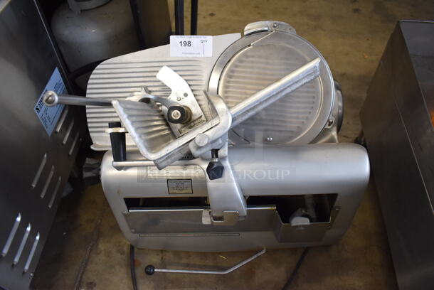 Hobart 1712 Stainless Steel Commercial Countertop Automatic Meat Slicer. 115 Volts, 1 Phase. 23x26x26. Tested and Working!