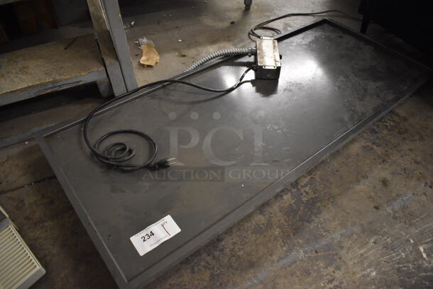 Hatco GloRay Metal Commercial Warming Slate. 49x21x3. Tested and Working!