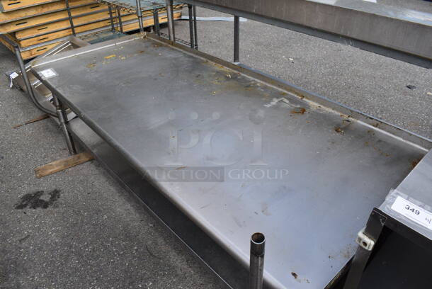 Stainless Steel Commercial Equipment Stand w/ Metal Under Shelf. - Image 2 of 3