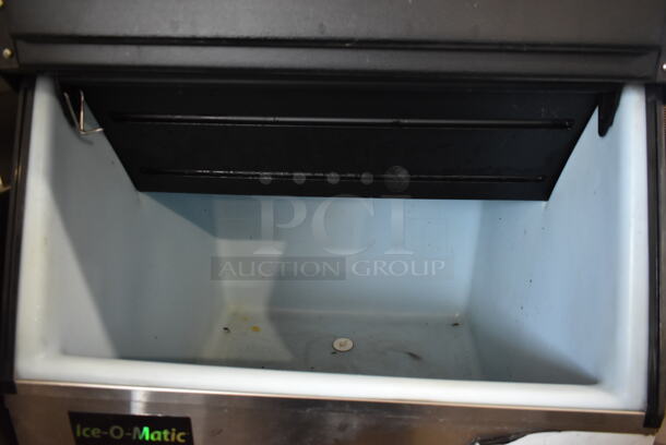 2011 Ice-O-Matic ICE0400FA4 Stainless Steel Commercial Ice Machine Head w/ Ice-O-Matic B40PSB Commercial Ice Bin on Commercial Casters. - Image 4 of 9