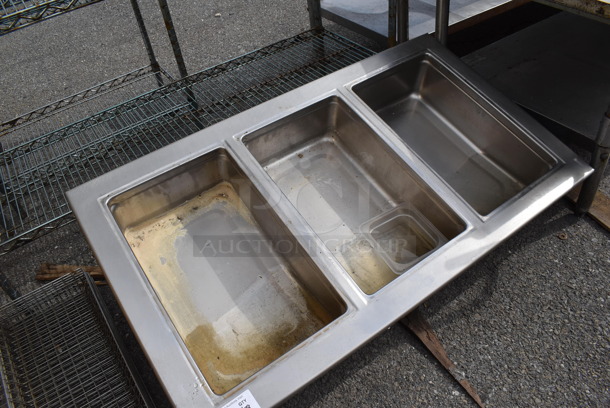 Stainless Steel Commercial 3 Bay Steam Table Drop In. 208-230 Volts, 1 Phase. - Image 2 of 4