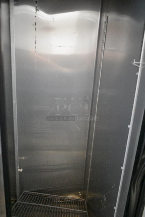 2016 True T-35 Stainless Steel Commercial 2 Door Reach In Cooler w/ Poly Coated Racks. 115 Volts, 1 Phase. Tested and Working! - Image 4 of 8