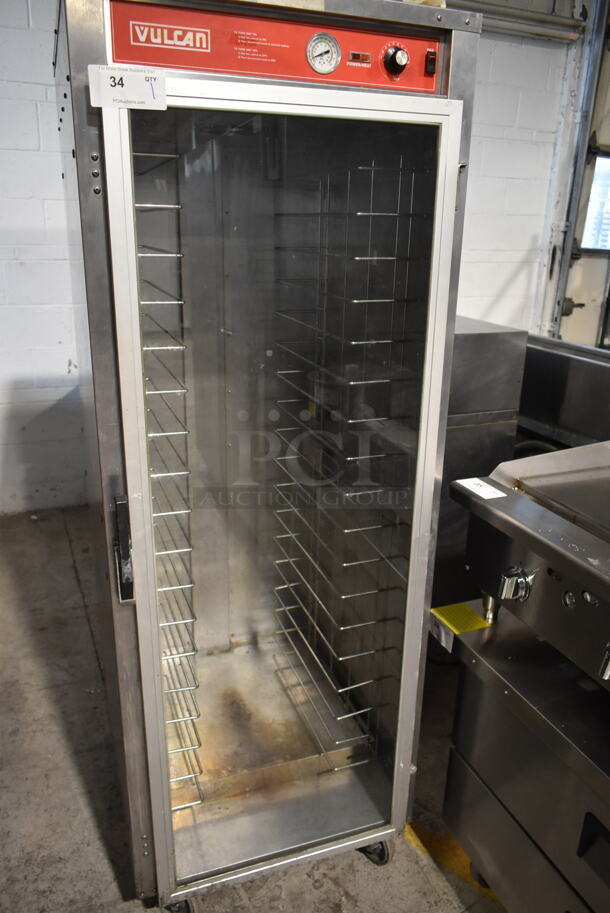 Vulcan VHFA18-1 Stainless Steel Commercial Single Door Heated Holding Cabinet on Commercial Casters. 120 Volts, 1 Phase. Tested and Working! - Image 3 of 7