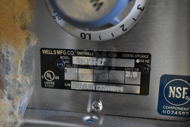 BRAND NEW! Wells RW16HD Stainless Steel Commercial Single Drawer Warming Drawer. 120 Volts, 1 Phase. Cannot Test Due To Missing Power Cord - Image 6 of 6