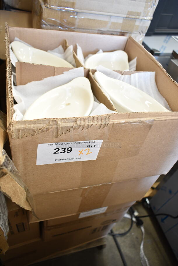2 Boxes of 24 BRAND NEW Steelite White Ceramic Single Serving Casserole Dishes. 2 Times Your Bid! - Image 2 of 4
