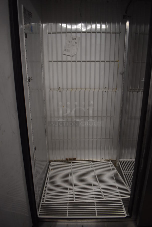 2013 True T-49F ENERGY STAR Stainless Steel Commercial 2 Door Reach In Freezer w/ Poly Coated Racks on Commercial Casters. 115 Volts, 1 Phase. 54x30x83. Tested and Working! - Image 4 of 6
