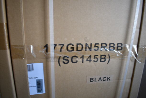 BRAND NEW IN BOX! Galaxy 177GDN5RBB Metal Commercial Single Door Reach In Cooler Merchandiser w/ Poly Coated Racks and LED Lighting. 110-120 Volts, 1 Phase. - Image 3 of 3
