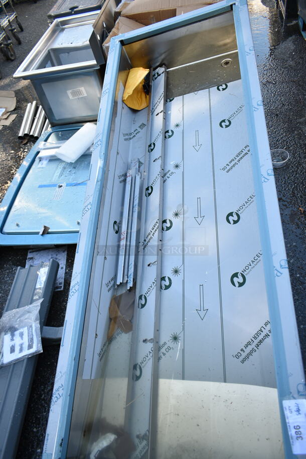 BRAND NEW SCRATCH AND DENT! Advance Tabco DIRCP-5  Stainless Steel Five Pan Drop-In Refrigerated Cold Pan Unit. 120 Volts, 1 Phase.  Tested and Powers On But Does Not Get Cold - Image 3 of 6
