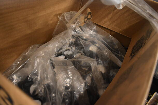 ALL ONE MONEY! Lot of Black Plastic Lids!  - Image 2 of 3