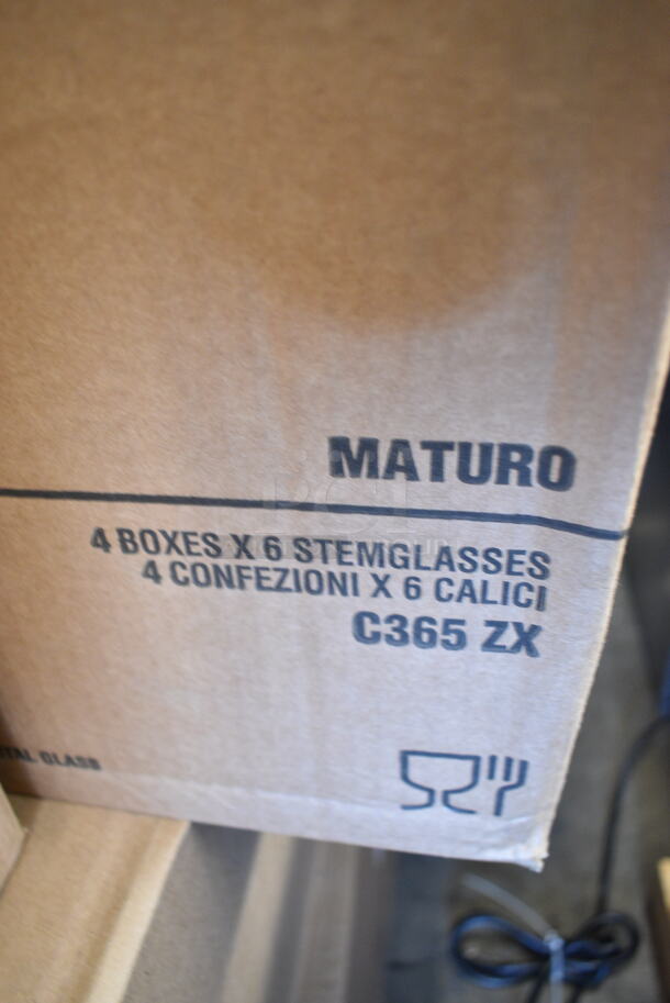 5 BRAND NEW Boxes of 24 Luigi Bormioli Vinoteque by BauscherHepp 16.5 oz. Maturo White Wine Glass. 5 Times Your Bid! - Image 4 of 8