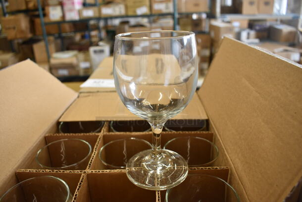 48 BRAND NEW IN BOX! Five Points Tableware Wine Glasses. 3x3x5.5. 48 Times Your Bid! - Image 1 of 3