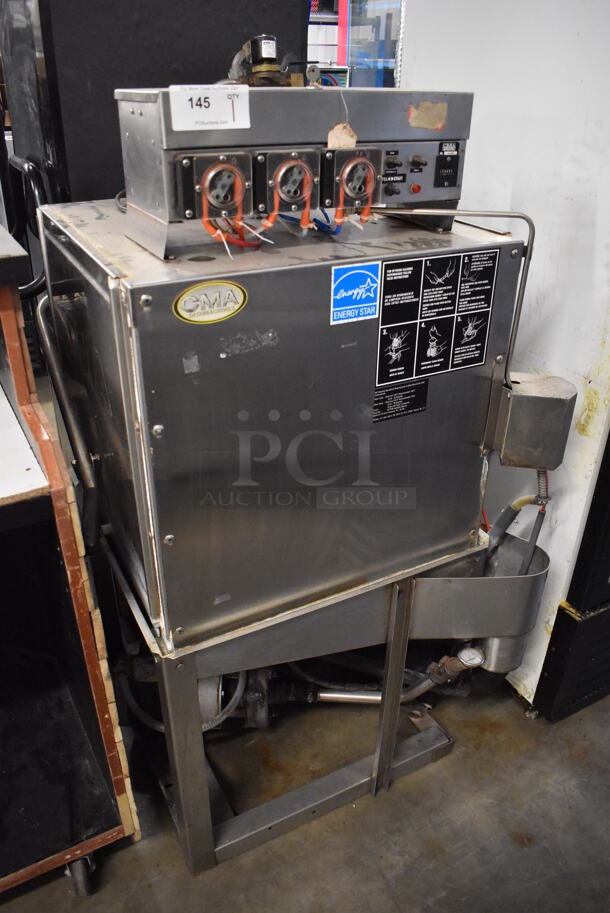 CMA EAH-2 ENERGY STAR Stainless Steel Commercial Straight Pass Through Dishwasher. 115 Volts, 1 Phase. 33x33x58 - Image 2 of 10