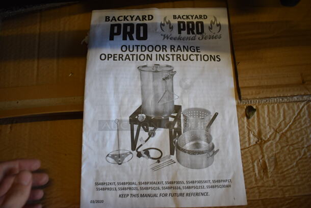 BRAND NEW SCRATCH AND DENT! Backyard Pro Metal Commercial Countertop Propane Gas Powered 2 Burner Range. 31x16x8 - Image 6 of 7