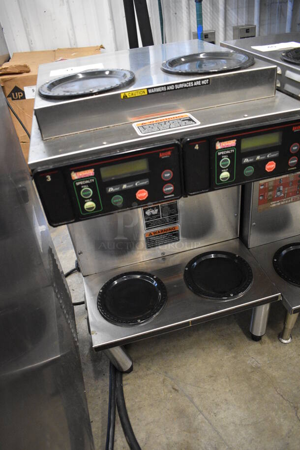 2017 Bunn CDBC 2/2 TWIN Stainless Steel Commercial Countertop 4 Burner Coffee Machine. 120/208-240 Volts, 1 Phase. 16x18x25 - Image 4 of 7