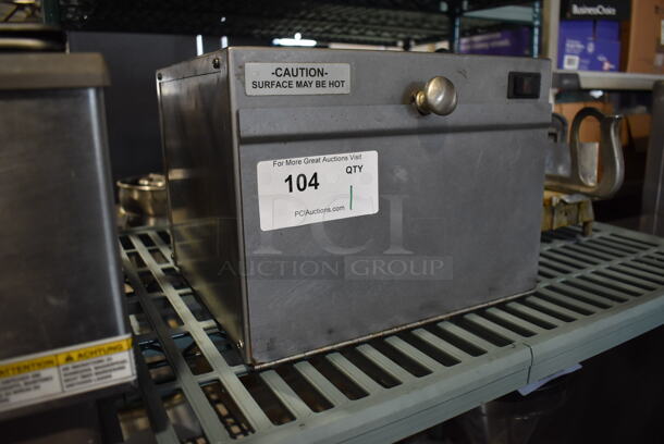 Sertek NG014300 Stainless Steel Commercial Countertop Tortilla Warmer. 120 Volts, 1 Phase. 13x12x10. Tested and Powers On But Does Not Get Warm - Image 2 of 6