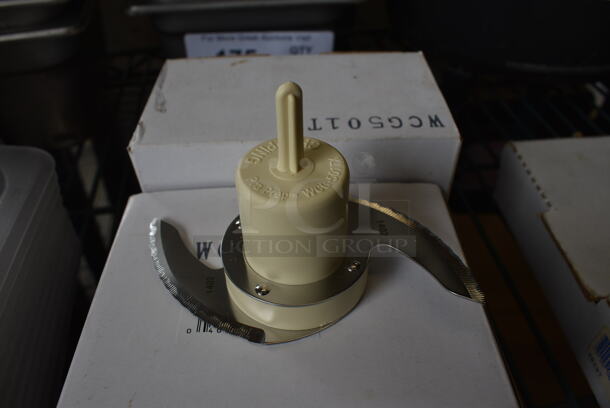 2 BRAND NEW IN BOX! WCG501T Metal S Blade for Food Processor. 5x2x3. 2 Times Your Bid!