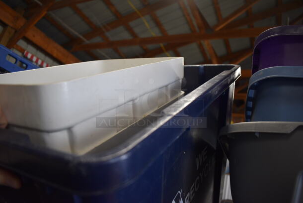 ALL ONE MONEY! Lot of 6 Various Poly Bins! - Image 3 of 3