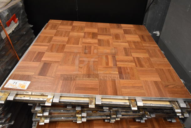 TWO PALLET LOT of Approximately 108 PFM Dance Floor Pieces. Makes About a 30'x30' Dance Floor.  - Image 3 of 7