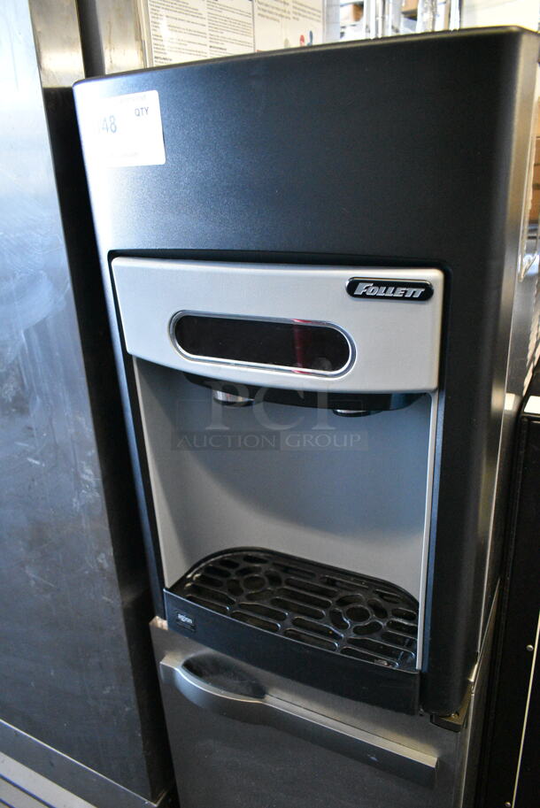 BRAND NEW SCRATCH AND DENT! Follett 15CI100A 15 Series Air Cooled Countertop Ice Maker and Water Dispenser - 15 lb. Storage. 115 Volts, 1 Phase. Tested and Working! - Image 1 of 8