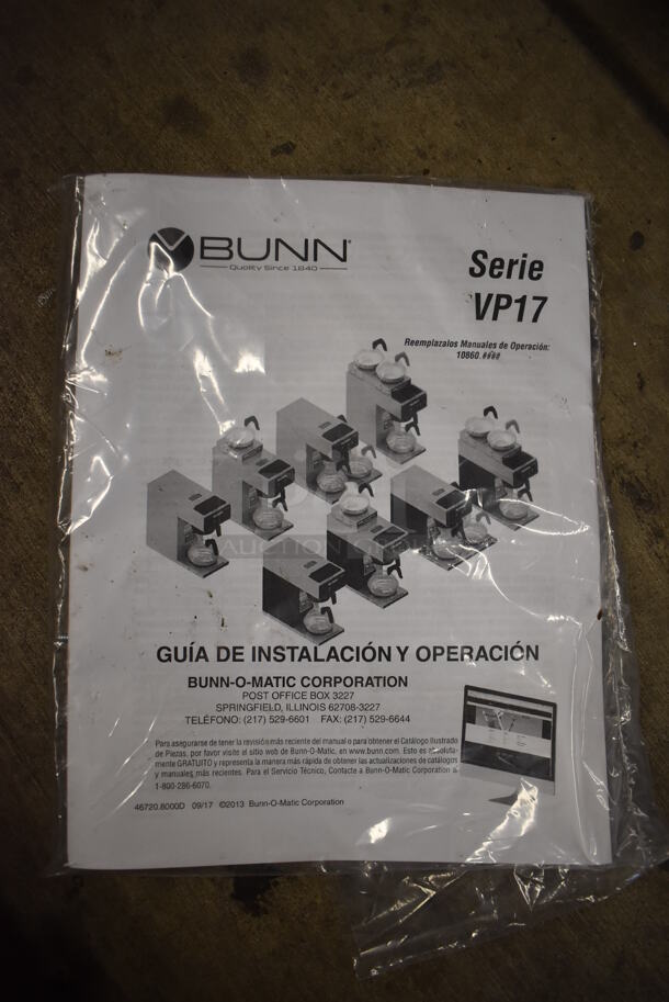 BRAND NEW SCRATCH AND DENT! 2022 Bunn VP17-2 Stainless Steel Commercial Countertop Low Profile Pourover 2 Burner Coffee Machine w/ Poly Brew Basket and Pitcher. 120 Volts, 1 Phase. 8x20x20. Tested and Working! - Image 7 of 7