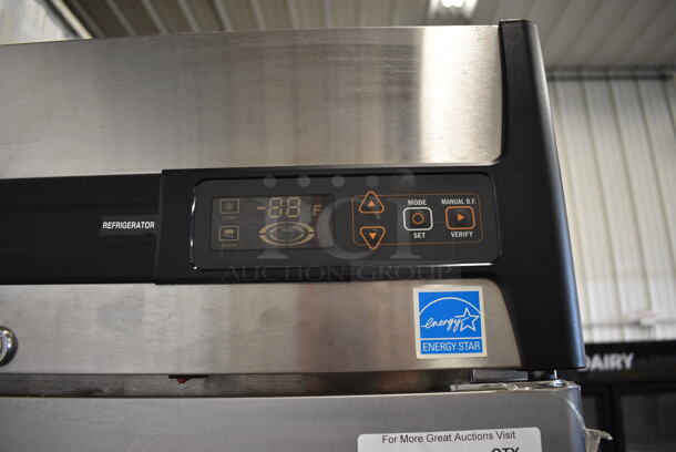 Kool Star KSR23-S ENERGY STAR Stainless Steel Commercial Single Door Reach In Cooler on Commercial Casters. 115 Volts, 1 Phase. 28x31x84. Tested and Powers On But Does Not Get Cold - Image 3 of 6