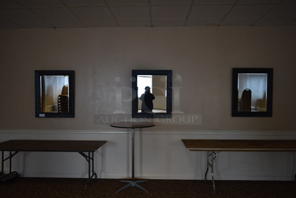 3 Framed Mirrors. 3 Times Your Bid! (ballroom)