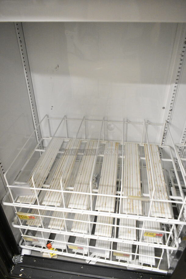 2018 True GDM-41SL-48-HC-LD Metal Commercial 2 Door Reach In Cooler Merchandiser w/ Poly Coated Racks. 115 Volts, 1 Phase. Tested and Working! - Image 3 of 4