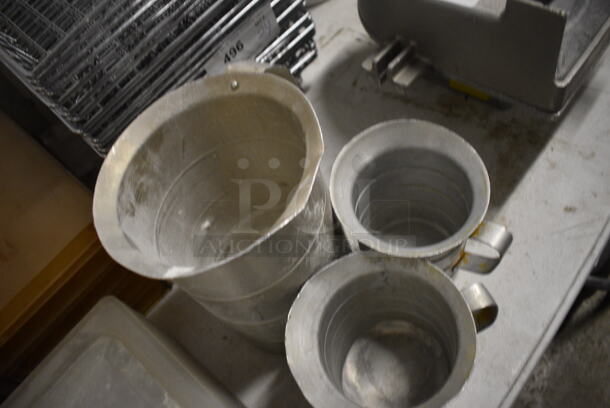 3 Various Metal Pitchers. Includes 8x7x9.5. 3 Times Your Bid! - Image 2 of 3