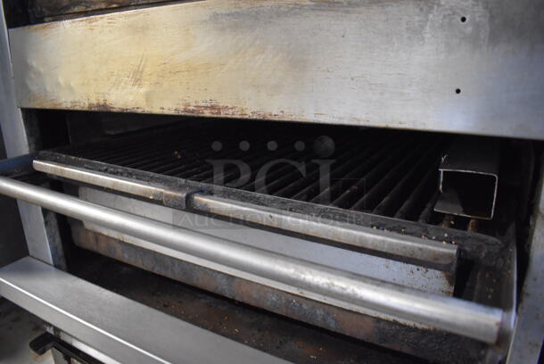 Stainless Steel Commercial Floor Style Gas Powered Vertical Upright Broiler. 36x37x69 - Image 5 of 6