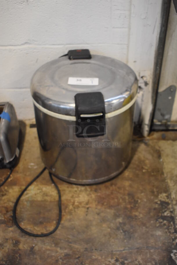 Thunder Group SEJ-22000 Stainless Steel Countertop Rice Warmer. 115 Volts, 1 Phase. Tested and Working! - Image 1 of 6